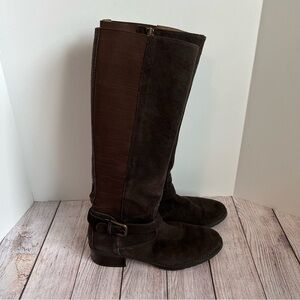 Donald J Pliner Brown Riding Boots 8.5